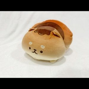 Yeast Ken - Shiba Dog Rolled Bread Big Plushy - Croissant